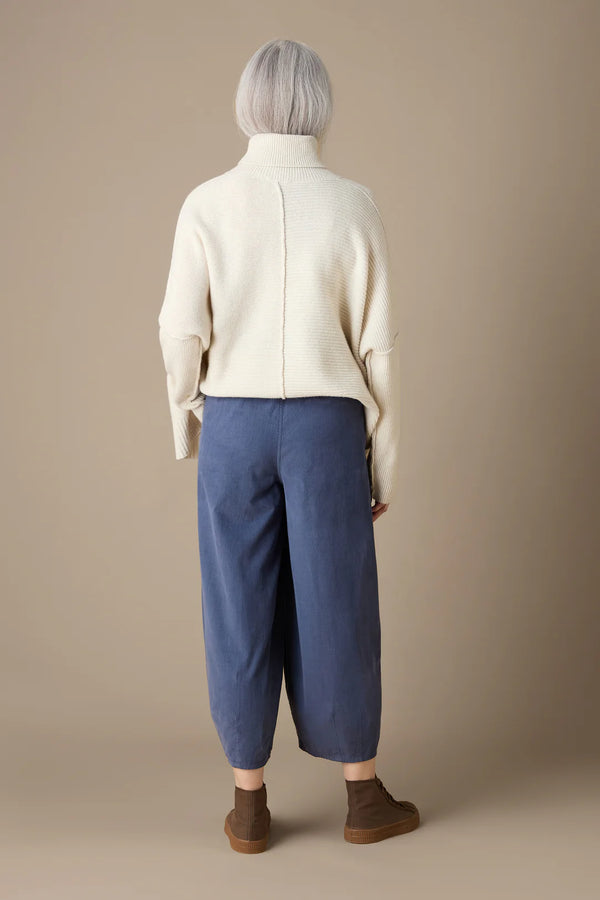 Denim Blue Babycord Bubble Trousers