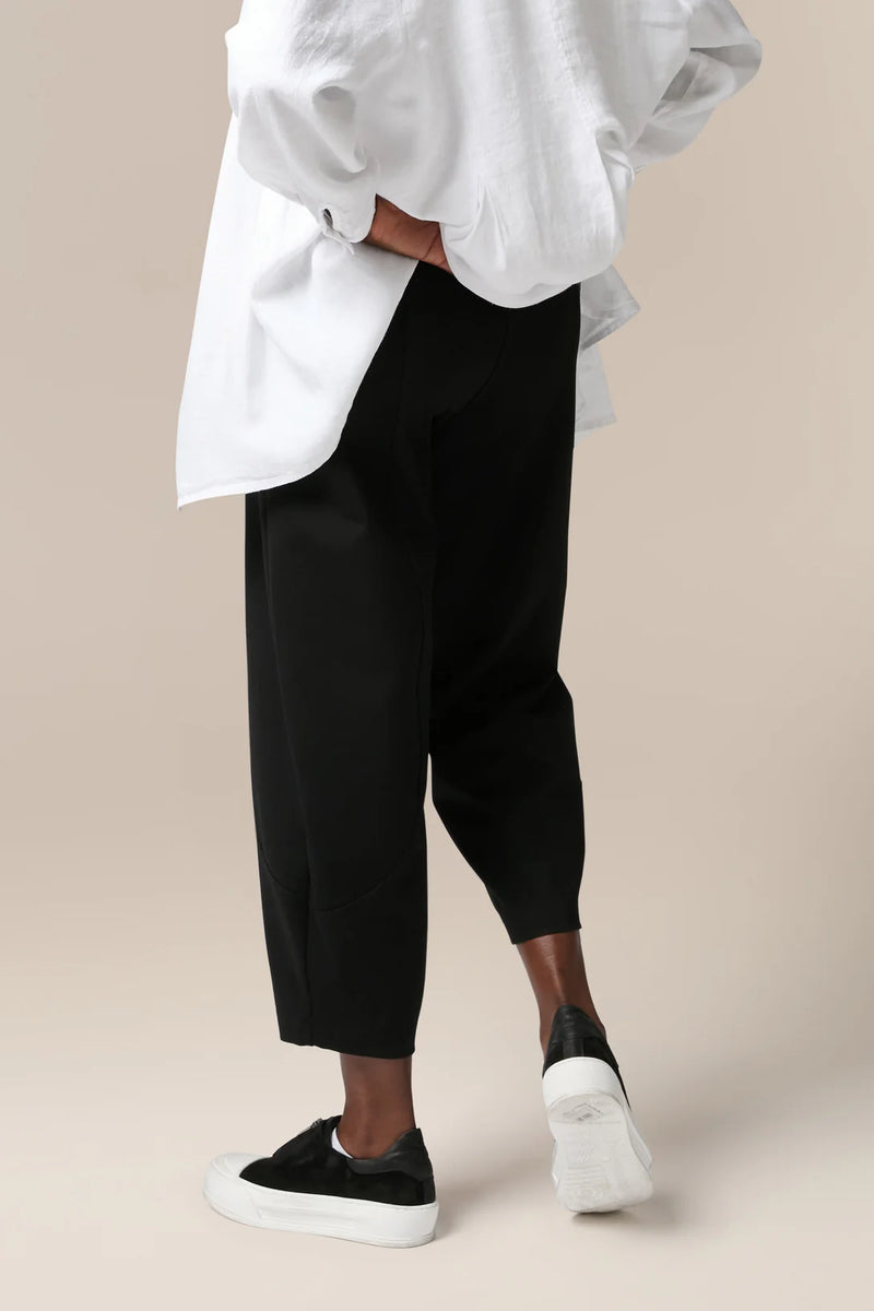 Black Ponte Bubble Trousers