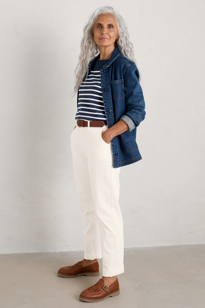 Falmouth Breton Maritime Chalk Sailor Shirt