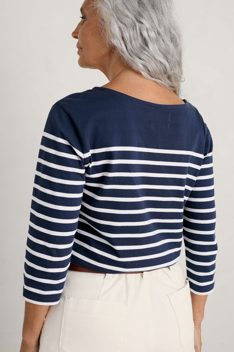 Falmouth Breton Maritime Chalk Sailor Shirt