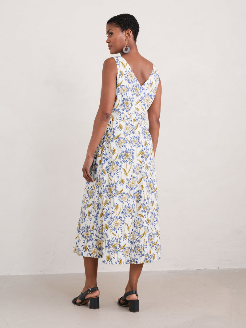 Agaphantus Lino Chalk Sky Beyond Dress