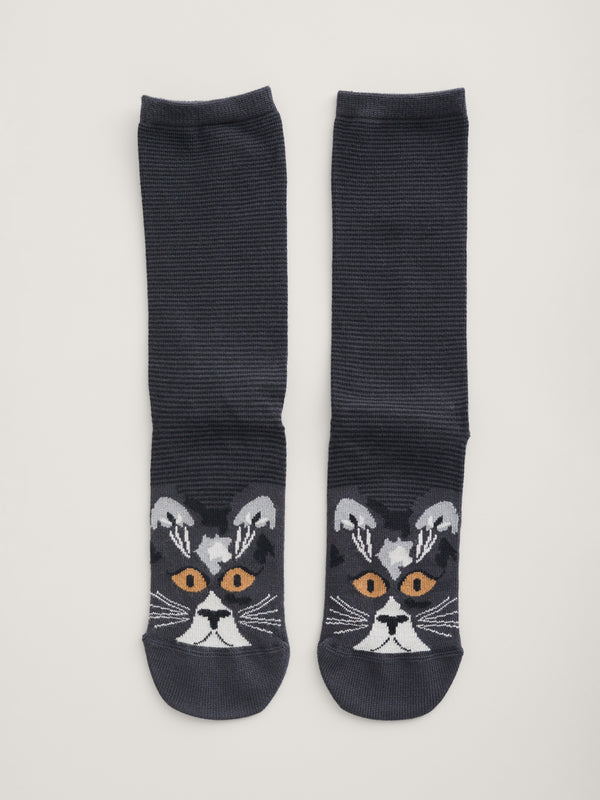 Cat Coal Womens Sailor Socks